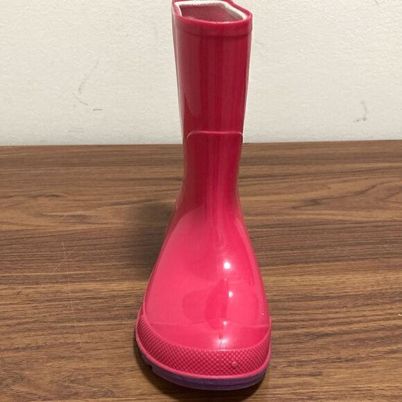 Girls Pull On Rain-boots in Barbie Pink. Size 9-10. - Picture 2 of 7